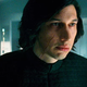 Adam Driver as Kylo Ren.
